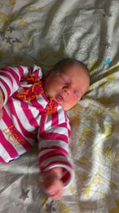 Myrthe, tong, baby