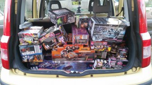 vuurwerk 2016, siervuurwerk. inkopen doen, funslemmensmarfan, syndroom, dagboeken, dagboek 2016, kofferbak