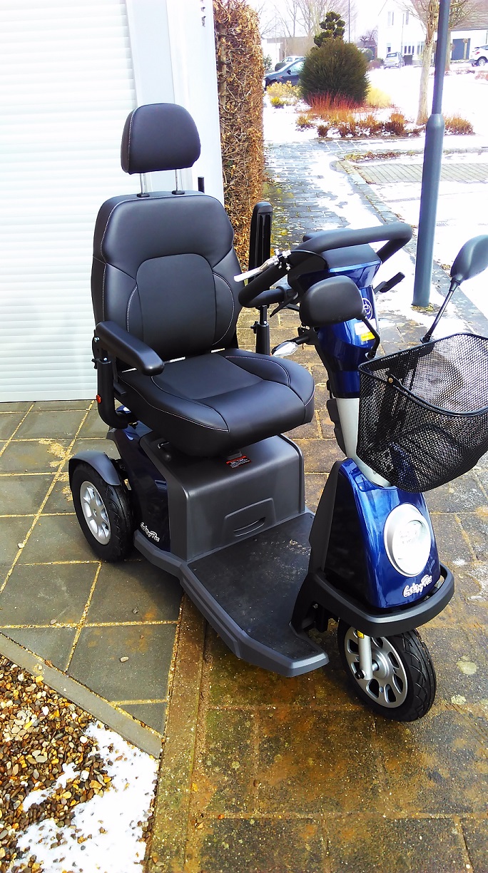 scootmobiel galaxy 3 plus voorkant, funs lemmens, marfan syndroom